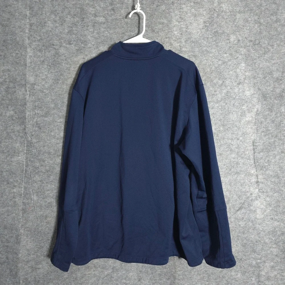 Nike Seattle Seahawks Pullover Mens XL Navy Therma-FIT Quarter Zip Fleece 686085